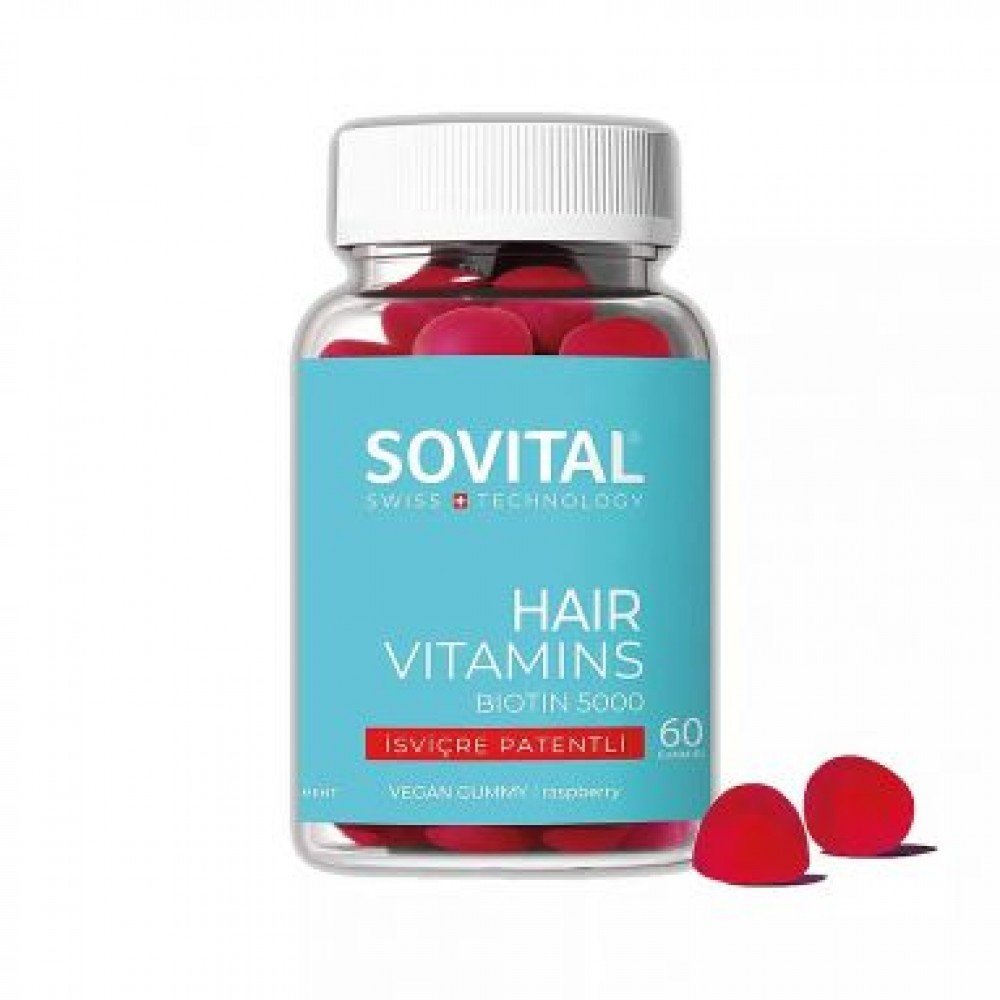 Sovital Hair Vegan Gummy Saç Vitamini