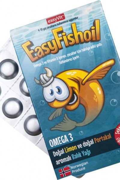 EasyFishOil Omega-3 30 Çiğnenebilir Jel Form