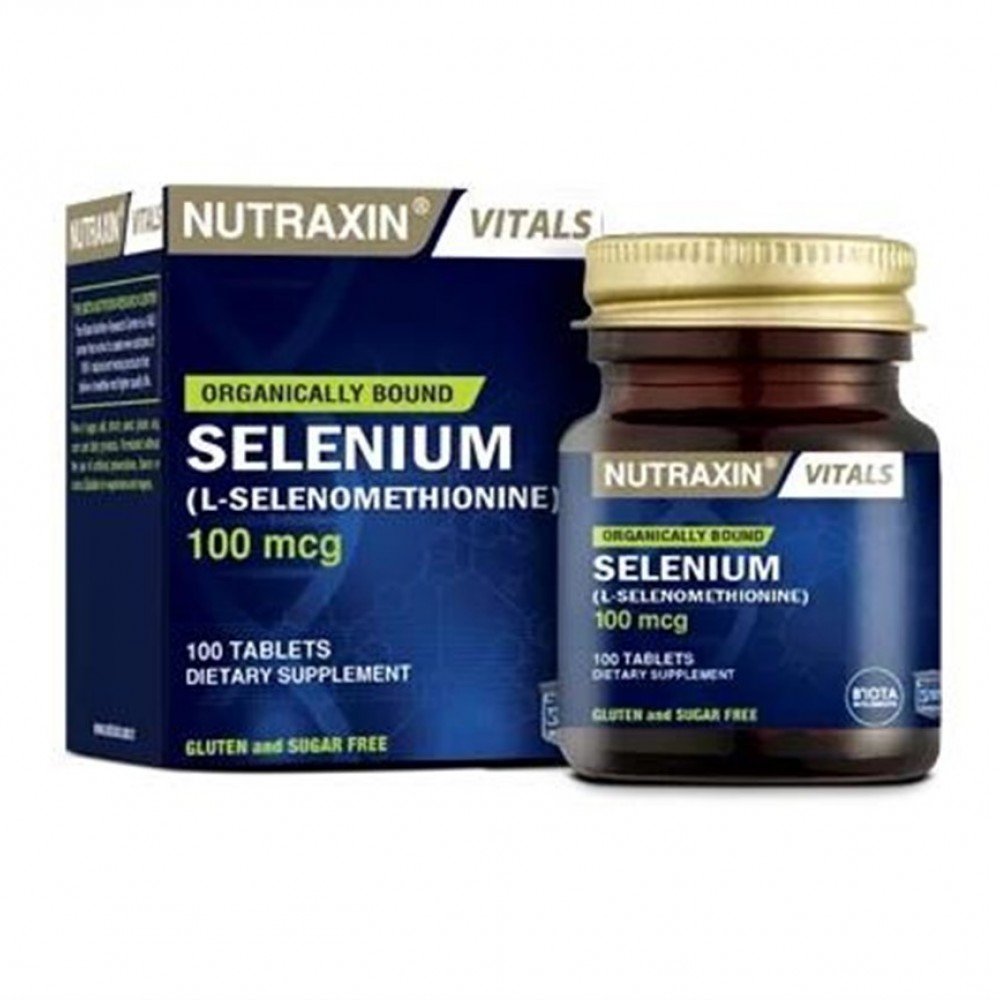 Nutraxin Selenyum 100 mcg 100 Tablet