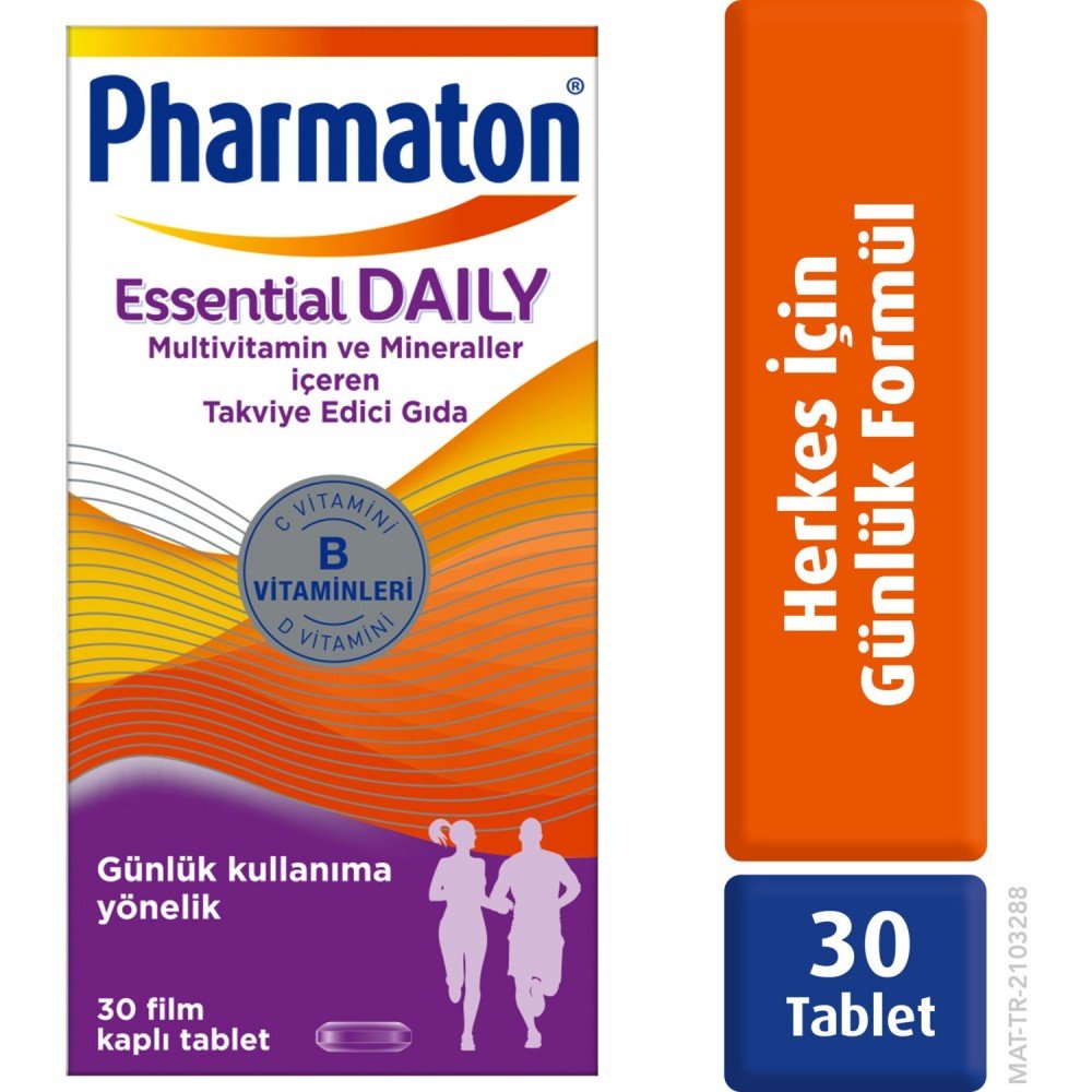 Pharmaton Essential Daily Takviye Edici Gıda 30 Tablet