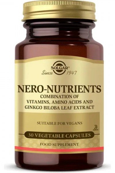 Solgar Nero Nutrients 30 Kapsül