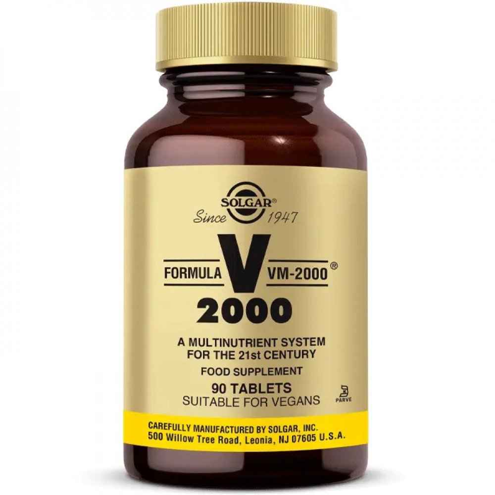Solgar Formula VM-2000 Multivitamin ve Mineral 90 Tablet