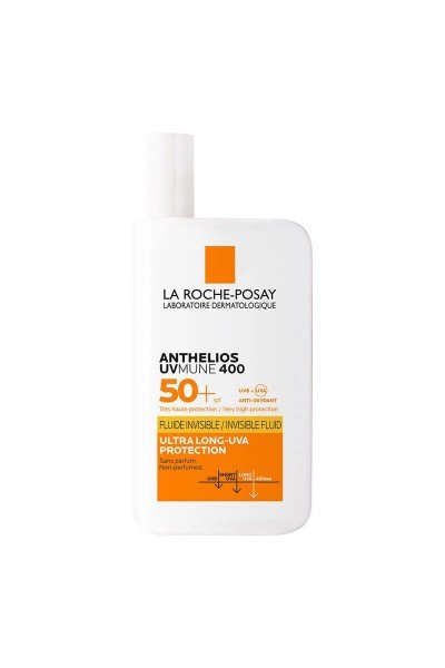  La Roche Posay Anthelios UVmune400 Invisible Fluid Tüm Cilt Tipleri İçin SPF50+ Yüz Güneş Kremi 50 ml