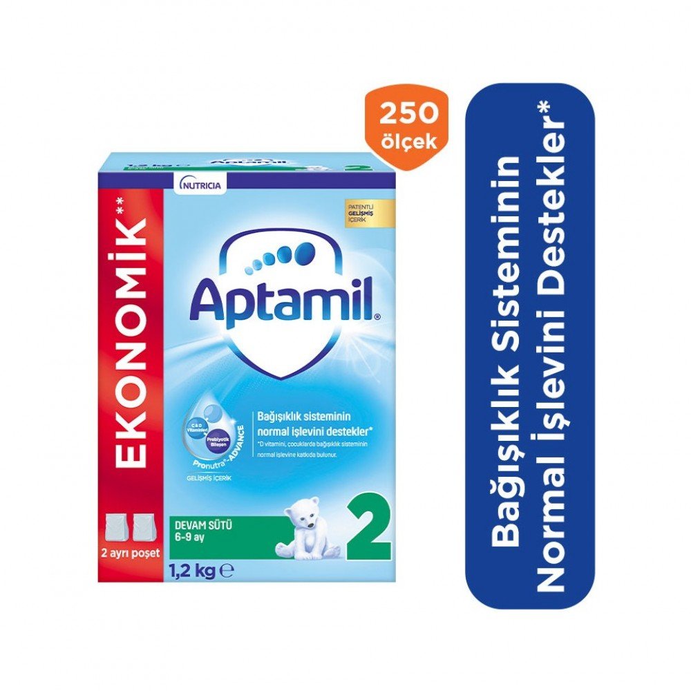 Aptamil 2 Bebek Sütü 1200 gr 6-9 Ay